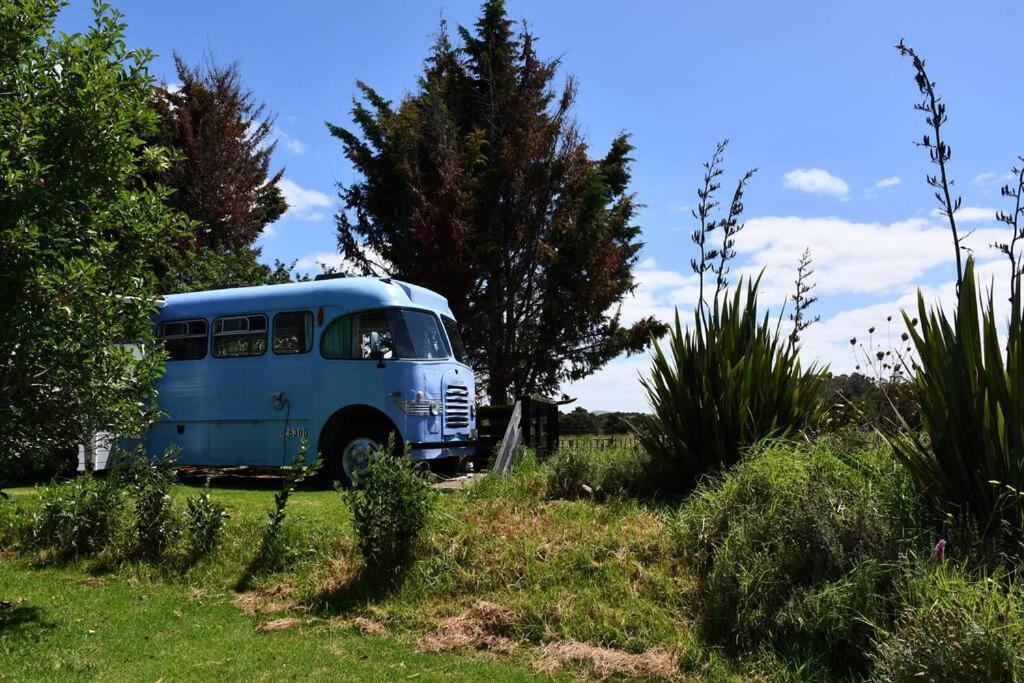 Evi The School Bus At Oromahoe Downs Farm Puketona Экстерьер фото